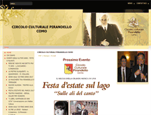 Tablet Screenshot of circoloculturalepirandello.com